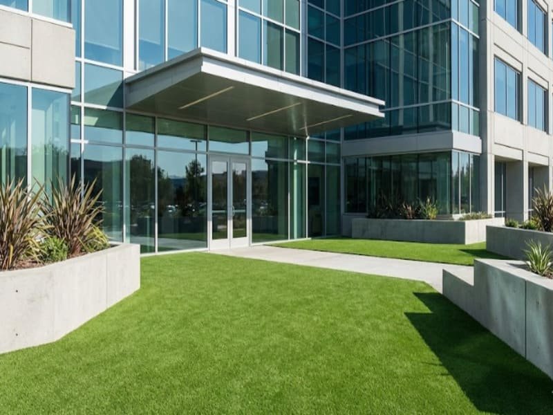 Seaming artificial grass with tape and glue